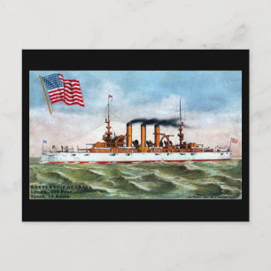 Old Postcard - USS Georgia
