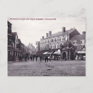 Old Postcard - Uttoxeter, Staffordshire
