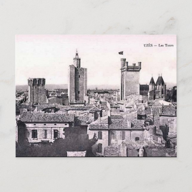 Old Postcard - Uzès, Gard, France (Front)