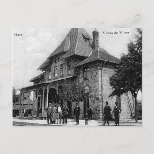 Old Postcard - Valenii de Munte, Romania (Front)
