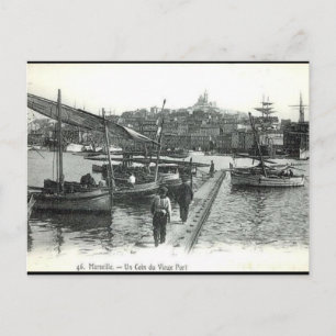 Old Postcard - Vieux Port, Marseille