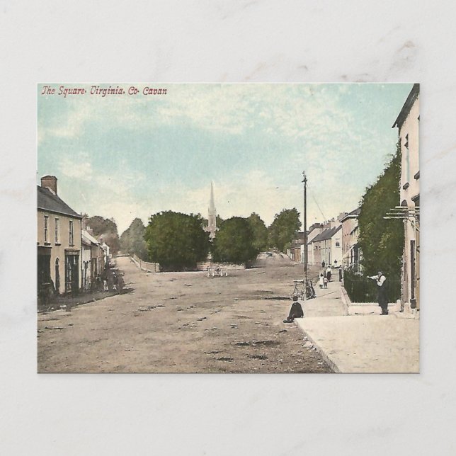 Old Postcard - Virginia, Co Cavan, Ireland (Front)
