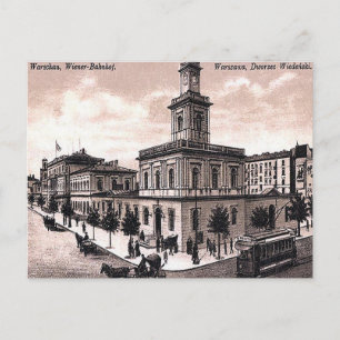 Old Postcard - Warsaw, Poland