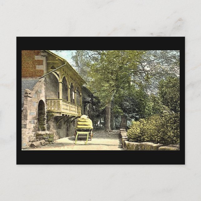 Old Postcard, Warwick, Guy's Cliff Mill Postcard (Front)