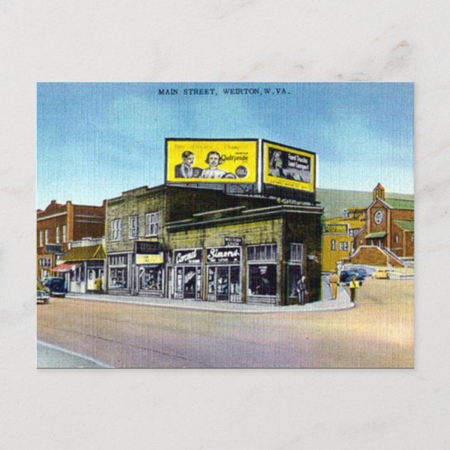 Old Postcard - Weirton, W Virginia, USA (Front)