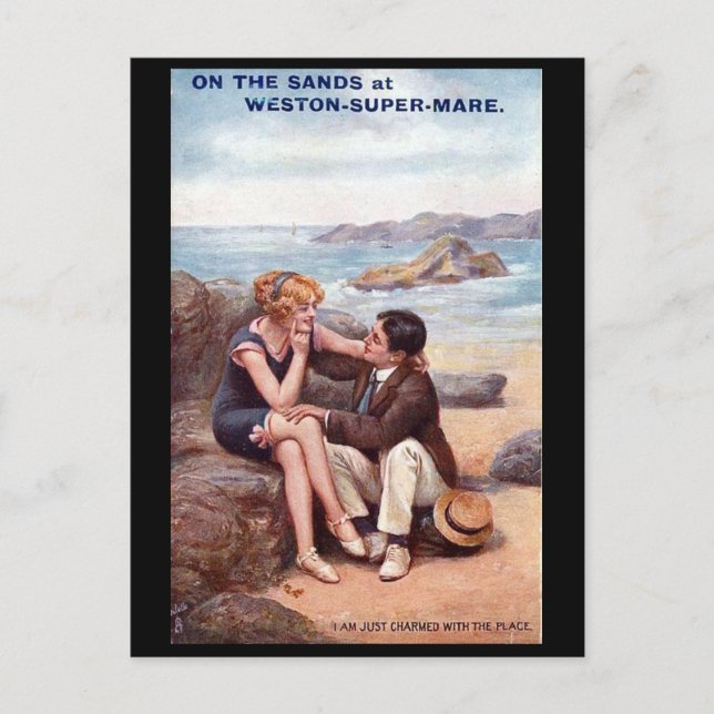 Old Postcard - Weston-super-Mare, Somerset (Front)