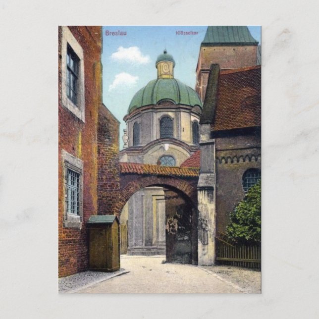 Old Postcard - Wroclaw, Poland (Front)