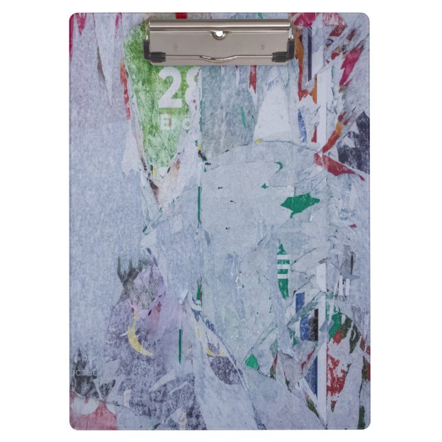Old posters winter look white green grey red 28 clipboard (Front)