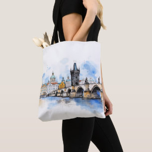 Old Prague, Timeless Elegance on the Go Tote Bag