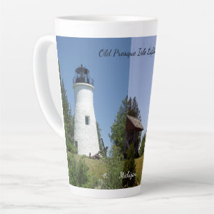 Old Presque Isle Lighthouse latte mug
