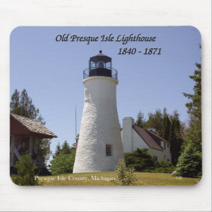 Old Presque Isle Lighthouse mousepad
