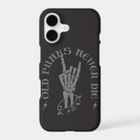 Old Punks Never Die Skeleton Rock On Gothic