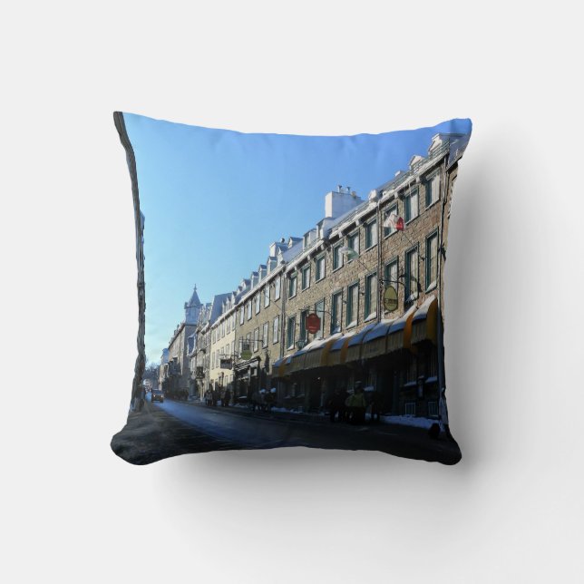Old Quebec City, Quebec, Canada Cushion (Front)