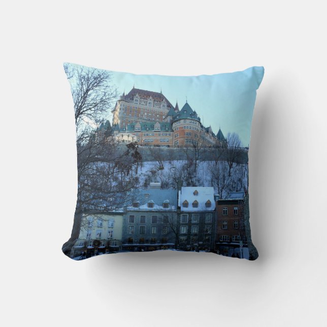 Old Quebec City, Quebec, Canada Cushion (Front)