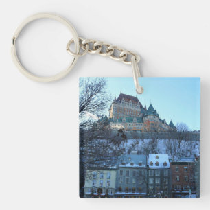 Old Quebec City, Quebec, Canada Key Ring