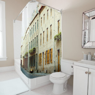 Old Quebec City Shower Curtain