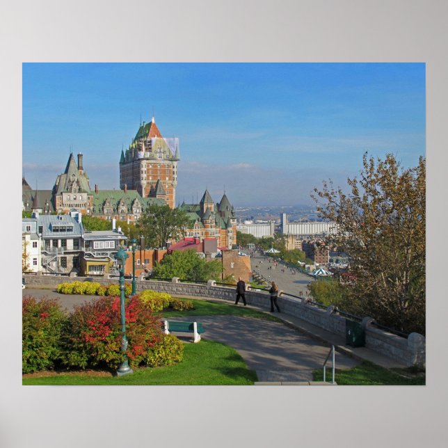 Old Quebec City View Poster (Front)