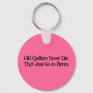 Old Quilters Keychain