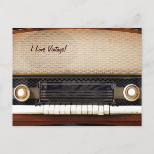 Old Radio Postcard
