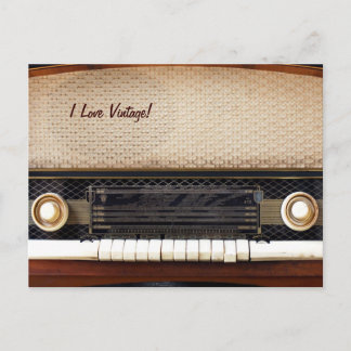 Old Radio Postcard
