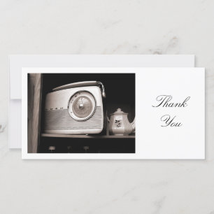 Old Radio - Thank You Card