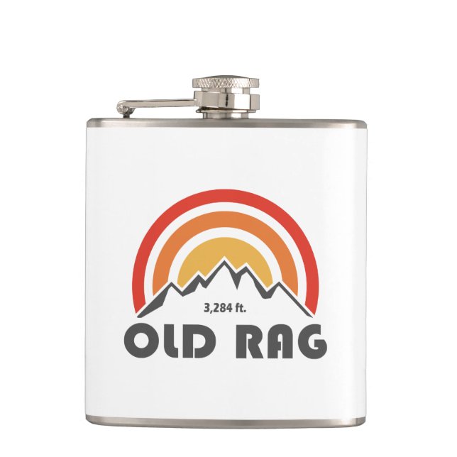Old Rag Mountain Hip Flask (Front)
