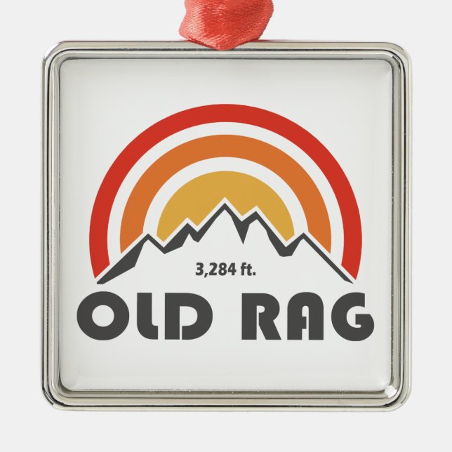 Old Rag Mountain Metal Ornament (Front)
