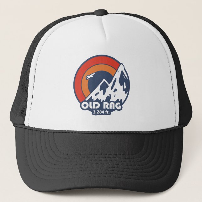 Old Rag Mountain Sun Eagle Trucker Hat (Front)