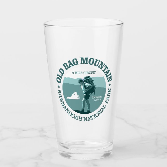 Old Rag Mountain (T) Glass (Front)