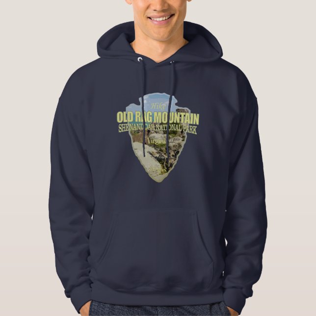 Old Rag Mtn (arrowhead) Hoodie (Front)