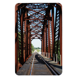 Old Railroad Bridge Magnet