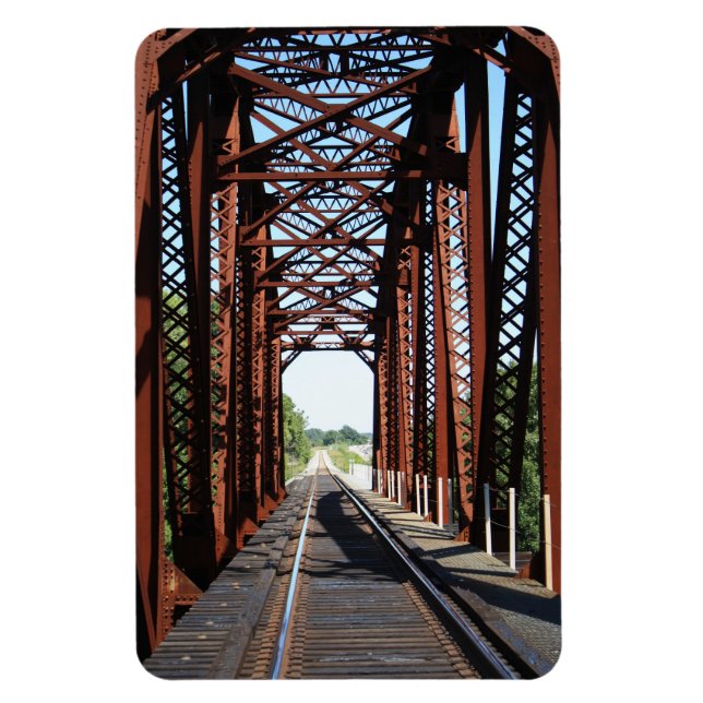 Old Railroad Bridge  Magnet (Vertical)