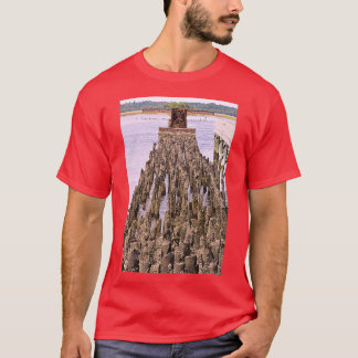 Old Railroad Trestle Pilings T-Shirt