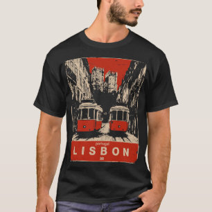 Old Rails: Lisbon in Lines T-Shirt
