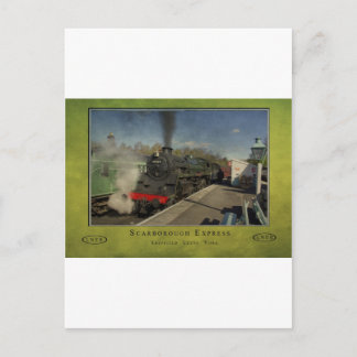 Old Railway Poster Postcard