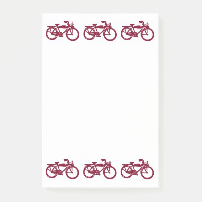Old red bike Post-it notes (Front)