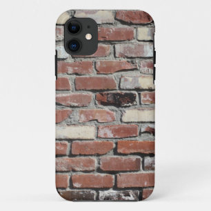 Old red brick wall iPhone 11 case