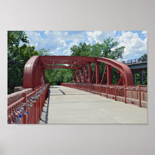 Old Red Bridge, Kansas City, Missouri Poster