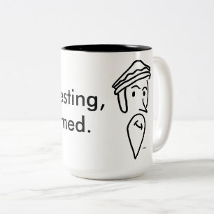 Old, Resting, Reformed. Two-Tone Coffee Mug