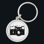 Old retro monochrome SLR camera Key Ring<br><div class="desc">Old retro monochrome SLR camera - perfect gift for photographers and all retro technology freaks</div>