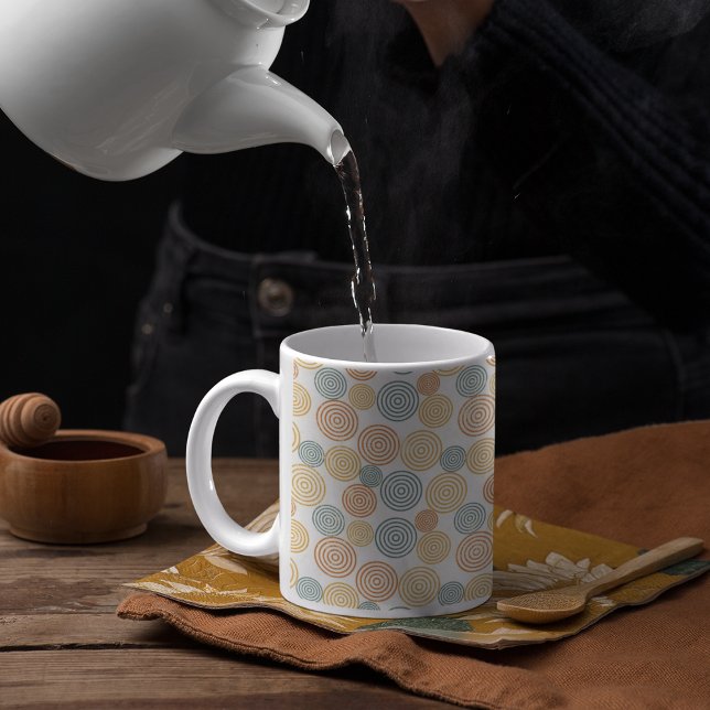 Old Retro Style Background Pattern Coffee Mug (Creator Uploaded)