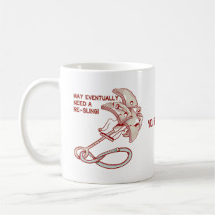 Old Rock climbing cam funny  Coffee Mug