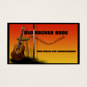 Old Rocker Dude Profile Card