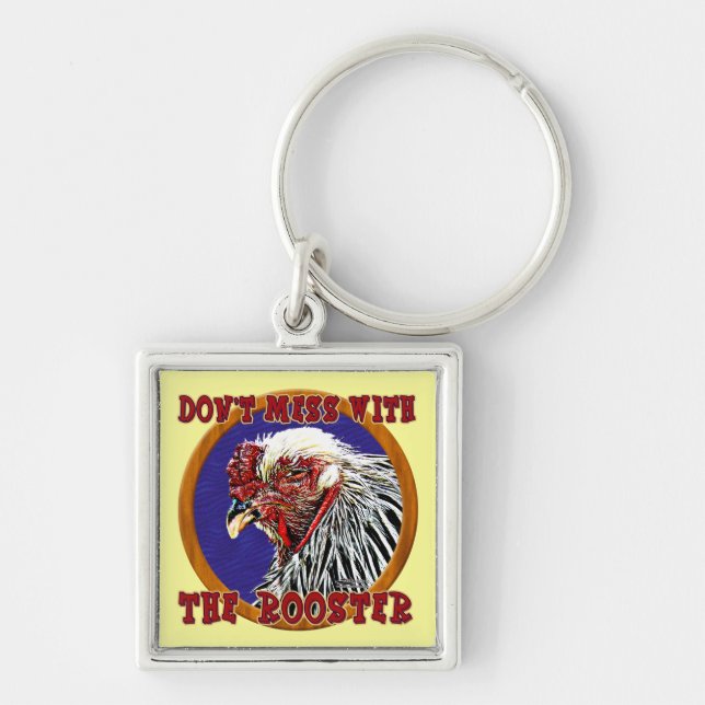 Old Rooster Key Ring (Front)