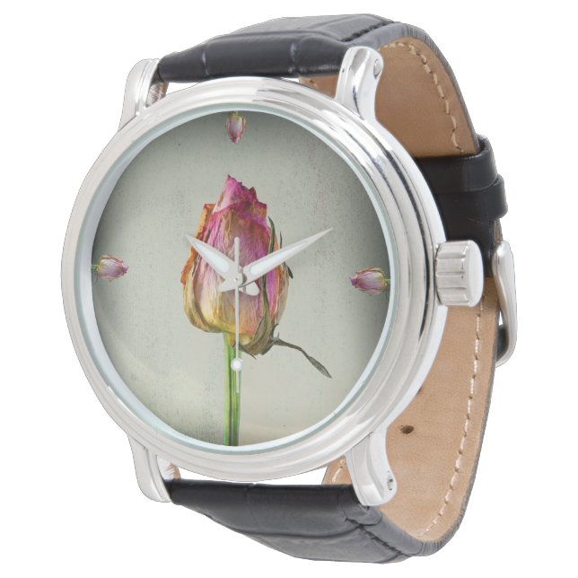 Old Rose on Paper Watch (Angled)