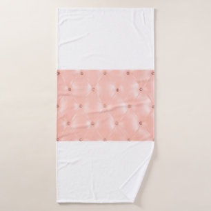 Old rose, pink, Background and texture with Leathe Bath Towel