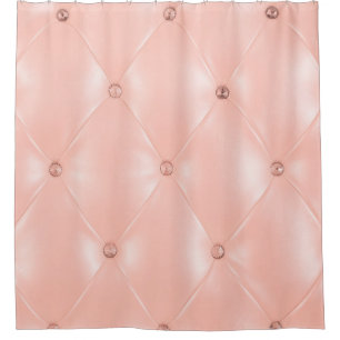 Old rose, pink, Background and texture with Leathe Shower Curtain