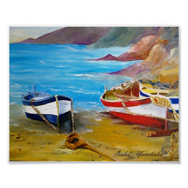 Old row fishing boats Poster (Creator Uploaded)