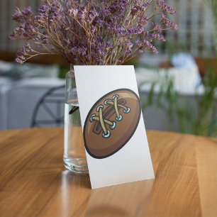 Old Rugby Ball Invitation