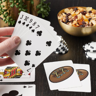 Old Rugby Ball Playing Cards